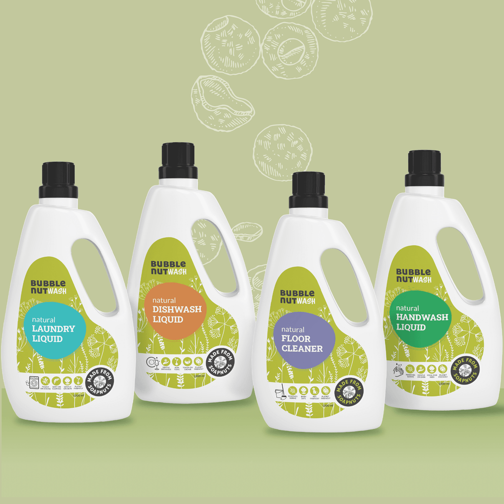 Natural Home Cleaners - [Monthly Pack] - BubbleNut Wash