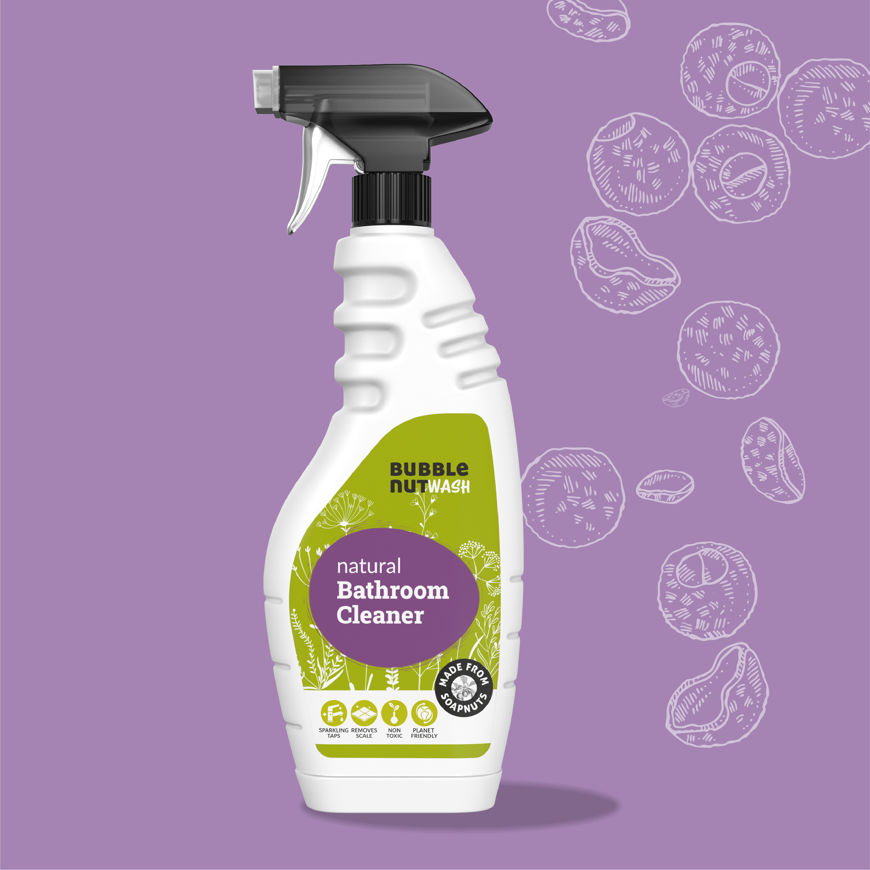 Natural Bathroom Cleaner 500 ML BubbleNut Wash