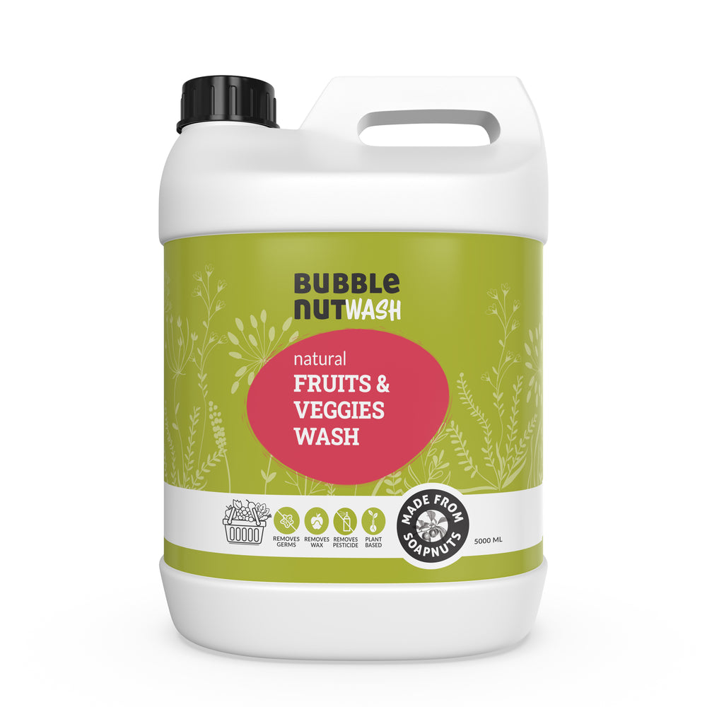 BubbleNut Wash- Fruits and Vegetables Wash Liquid  [5L Can]